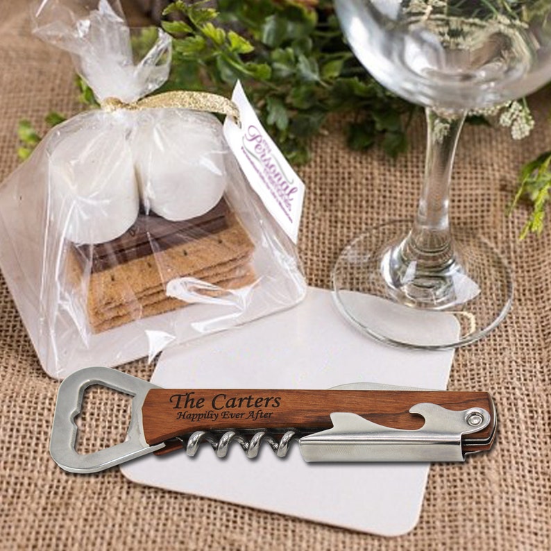 Personalized Wedding Party Favors Bottle Opener Favors Bulk Etsy