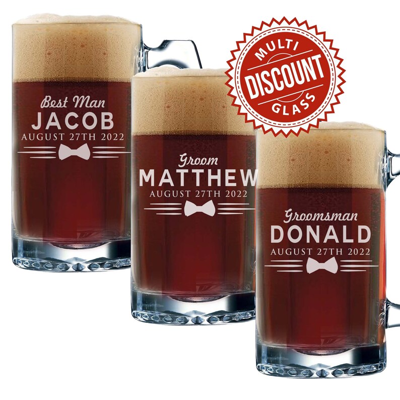Beer Mug Personalized Groomsmen Gift Beer Mugs Personalized Etsy