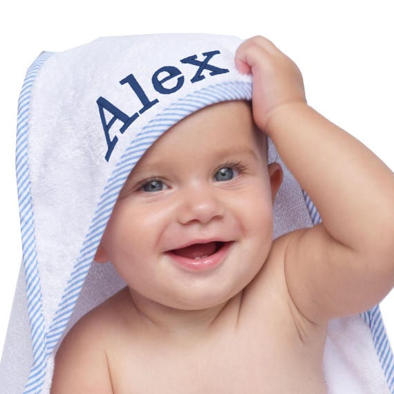 personalized hooded baby towels