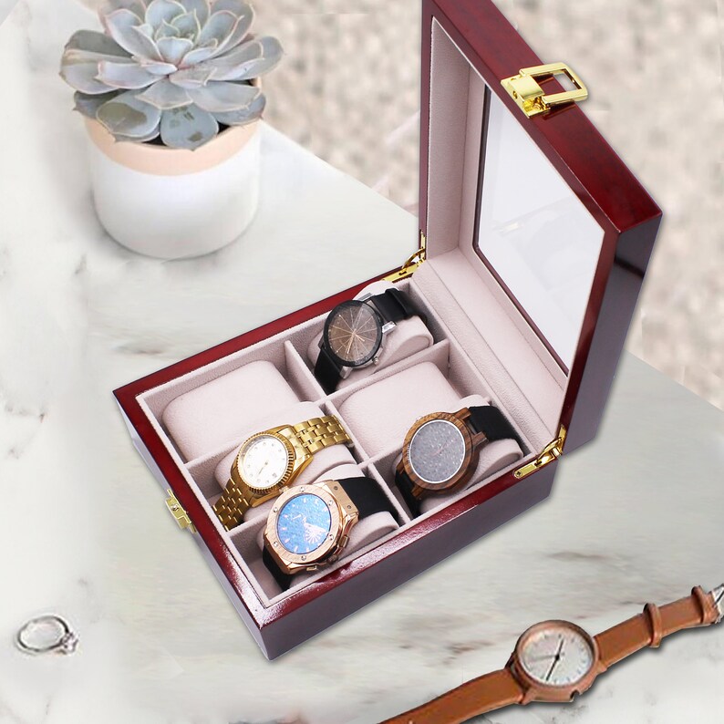 Engraved Watch Box Watch Box for Men Watch Holder Watch Etsy
