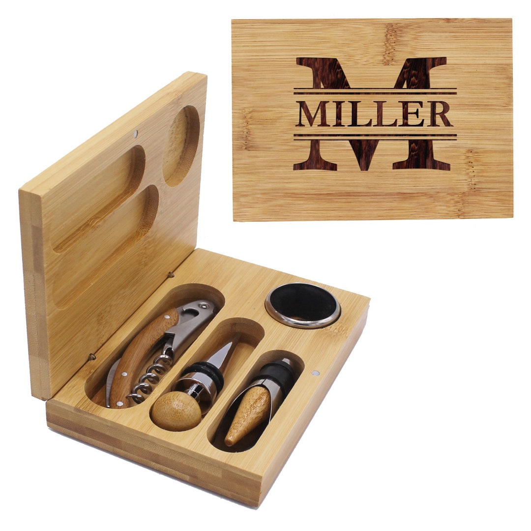 Personalized Wine Gift, Wine Tool Gift With Stopper and Corkscrew