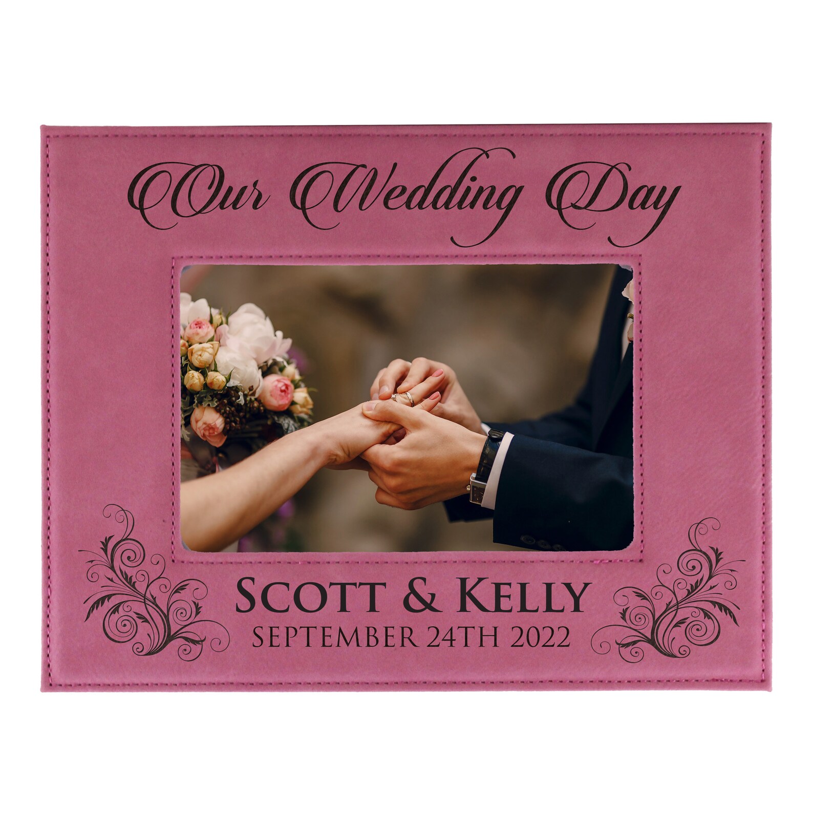 Personalized Wedding Frame Newlywed Gift Custom Wedding Etsy