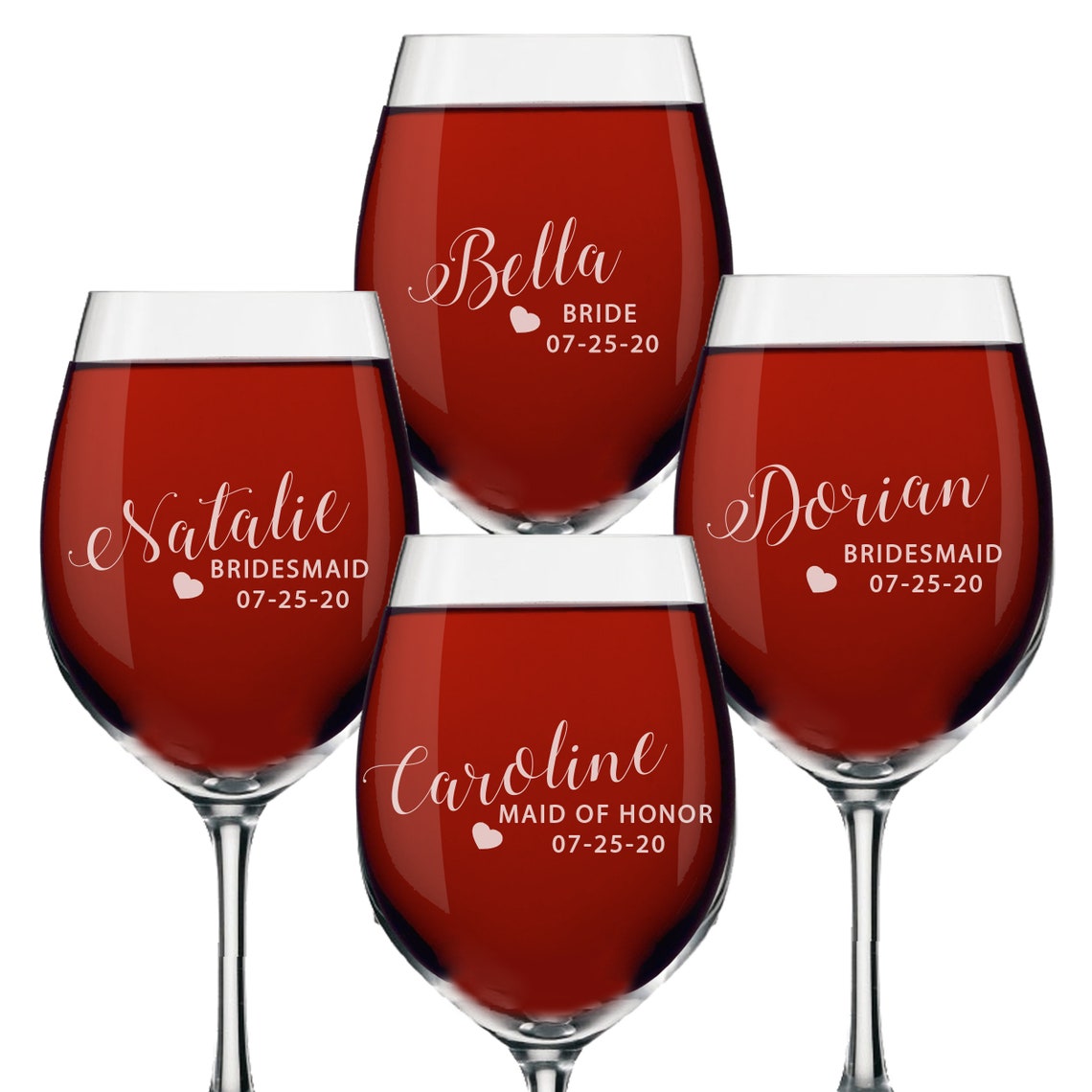 Engraved Wine Glasses Personalized Wine Glass Custom Wine Etsy