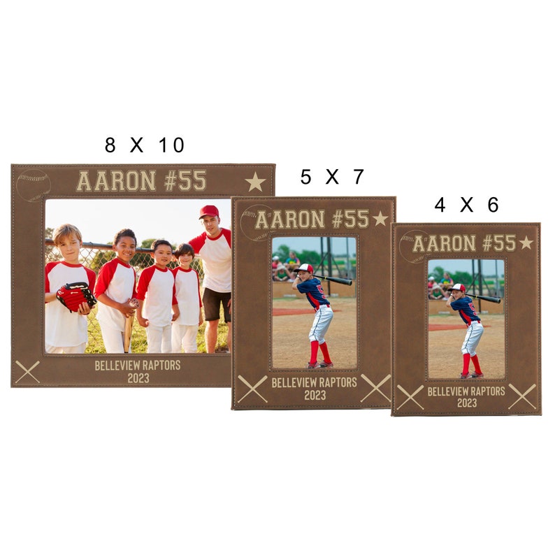Baseball Team Gift Personalized Sport Picture Frame Baseball - Etsy
