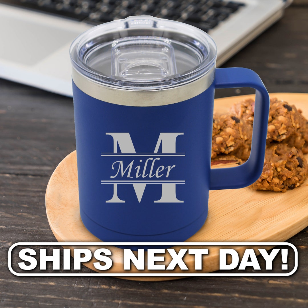 Custom Insulated Coffee Mugs, Engraved Stainless Steel Coffee Mug, Custom Insulated Coffee