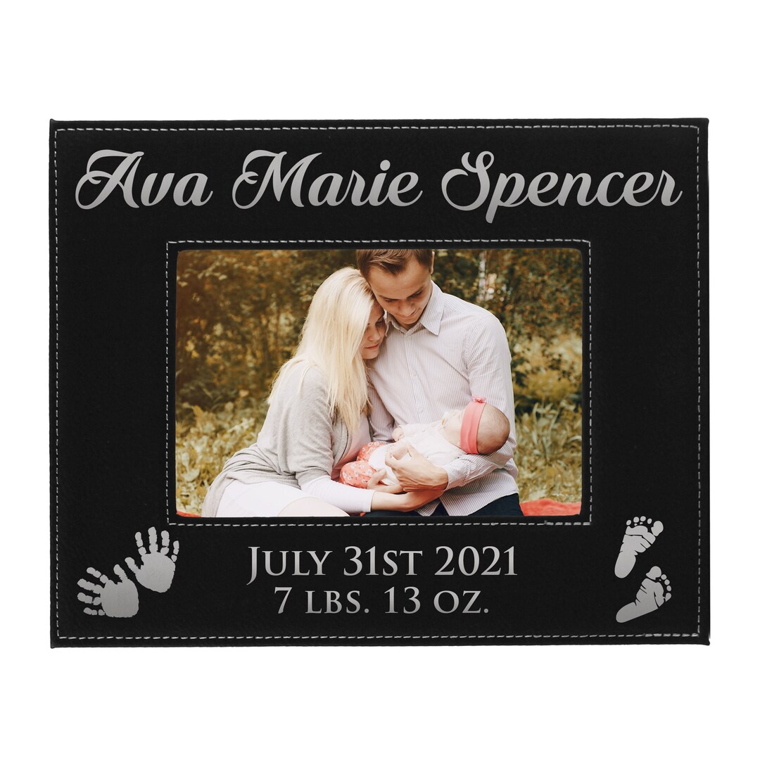 Personalized Baby Frame, New Baby Picture Frame, Baby Photo Frame, Baby
