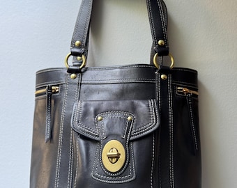 Coach Legacy 65th Anniversary Turnlock Bag Black - Etsy