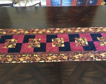 Quilted Fall Table Runner**Harvest Table Runner**Thanksgiving**Holiday Table Runner**Hostess Gift