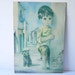 RESERVED FOR BETH - Vintage Dallas Simpson 1967 Artwork - 'Little Wayne & Bedraggled Dog' - Faded But Gorgeous!