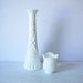Sweet Little Vintage Milk Glass Vases