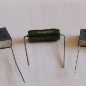 Thorens TD166 TD160B-2 Turntable Repair Kit 2 Capacitors & 1 Resistor