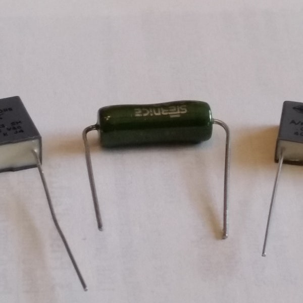 Thorens TD166 TD160B-2 Turntable Repair Kit 2 Capacitors & 1 Resistor