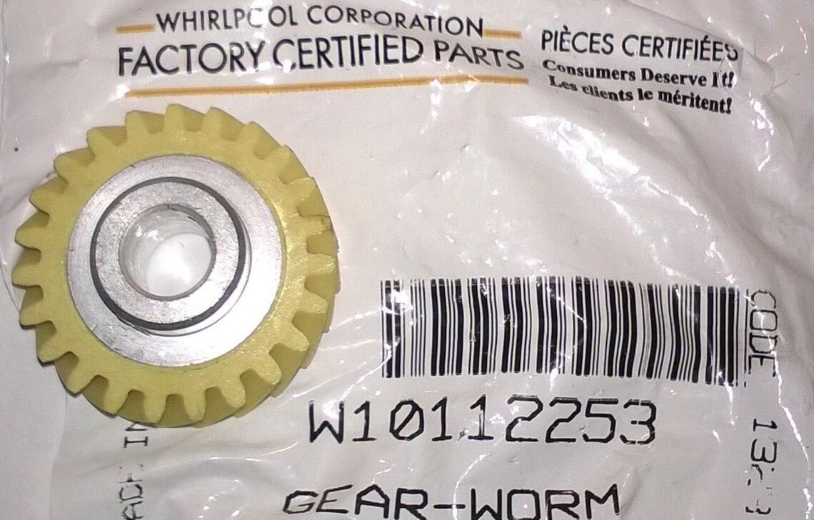 Kitchenaid Worm Gear & Instructions Artisan 5QT Stand Mixer Etsy