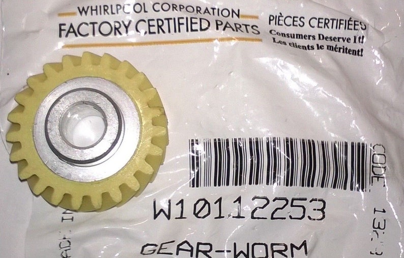 Kitchenaid Worm Gear & Instructions Artisan 5QT Stand Mixer Etsy