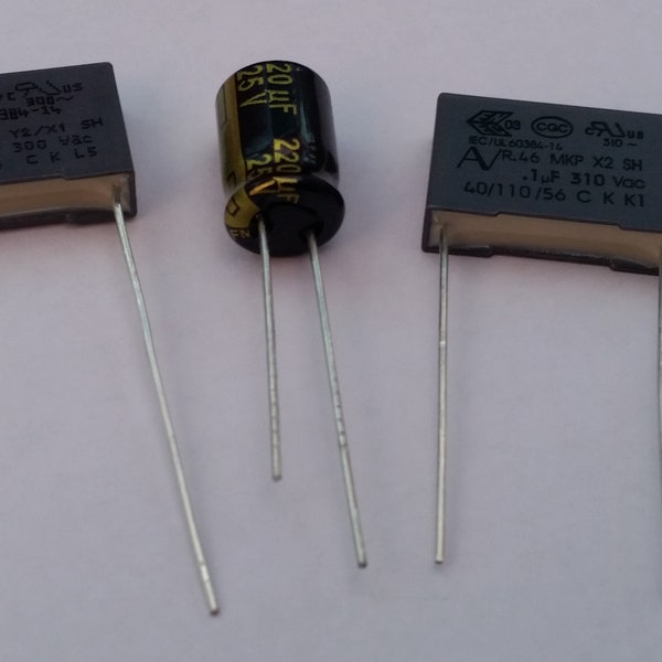 BBC Micro Model A & B Power Supply Repair Capacitors