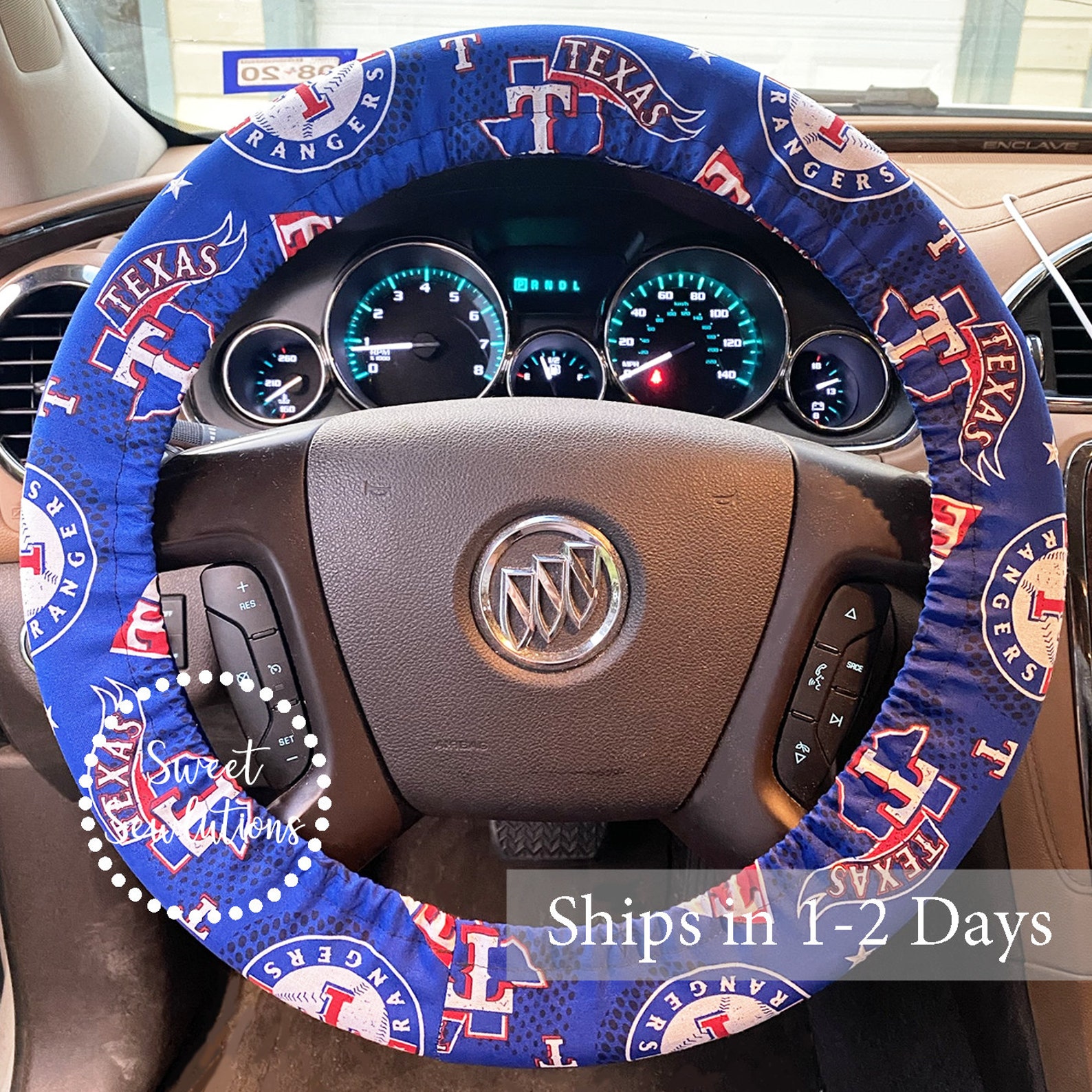 Steering Wheel Cover Texas Rangers Steering Wheel Cover Etsy