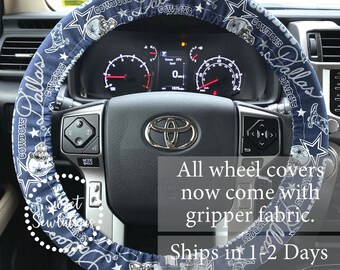 Dallas Cowboys Themed Custom Steering Wheel Cover for a Fan, Fits Most Vehicles, Football Fan Gift Dallas Cowboys Themed Custom Steering Wheel Cover for a Fan, Fits Most Vehicles, Football Fan Gift