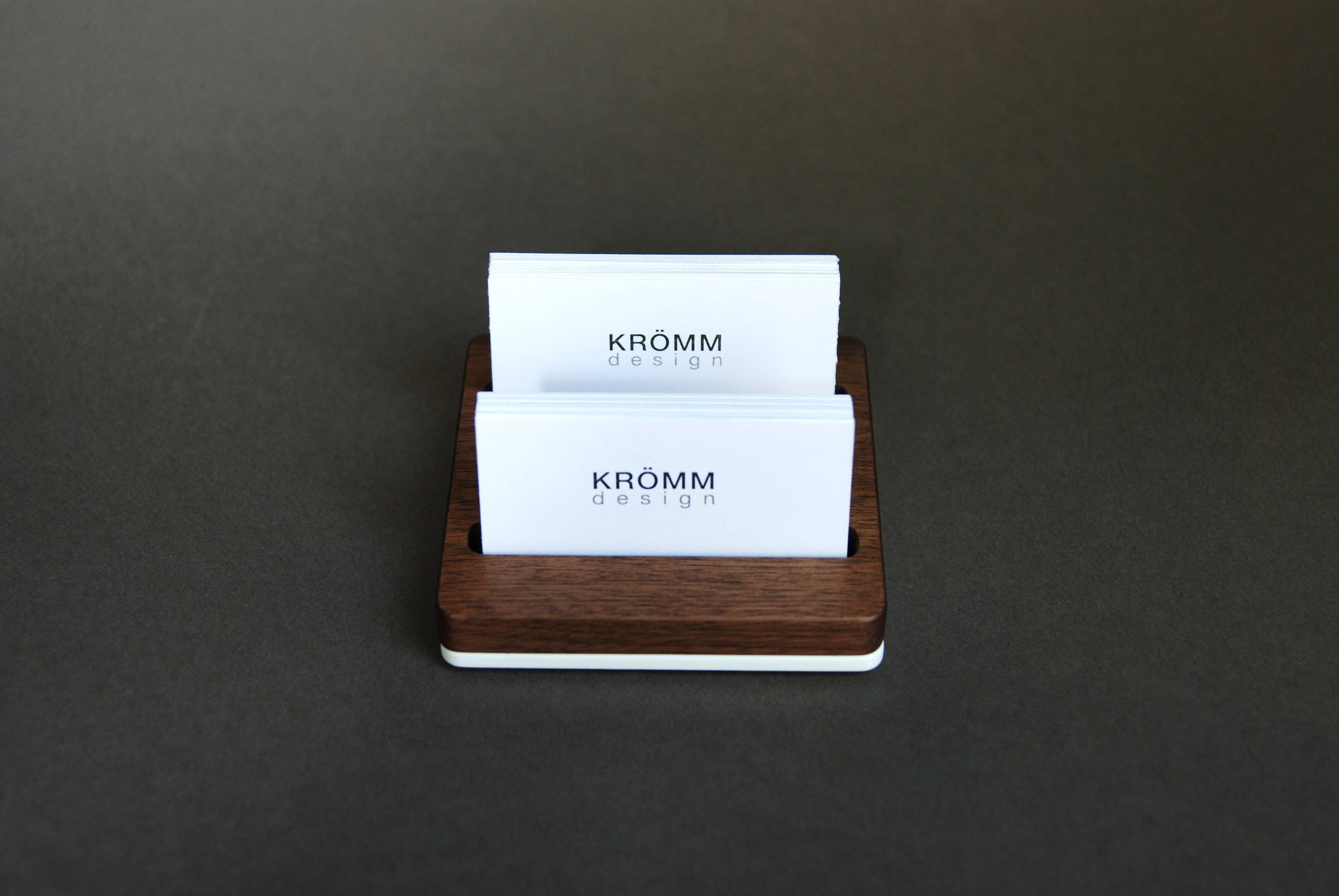 Business Card Holder For Desk Wood Business Card Stand
