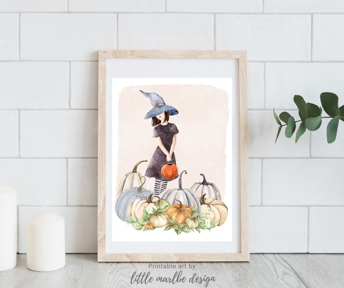 Happy Halloween Printable Halloween Decor Witch Halloween - Etsy