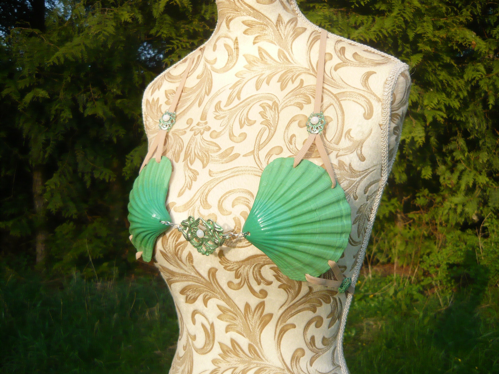 Seafoam Siren Glamorous Mermaid Bikini Made From Real Etsy UK