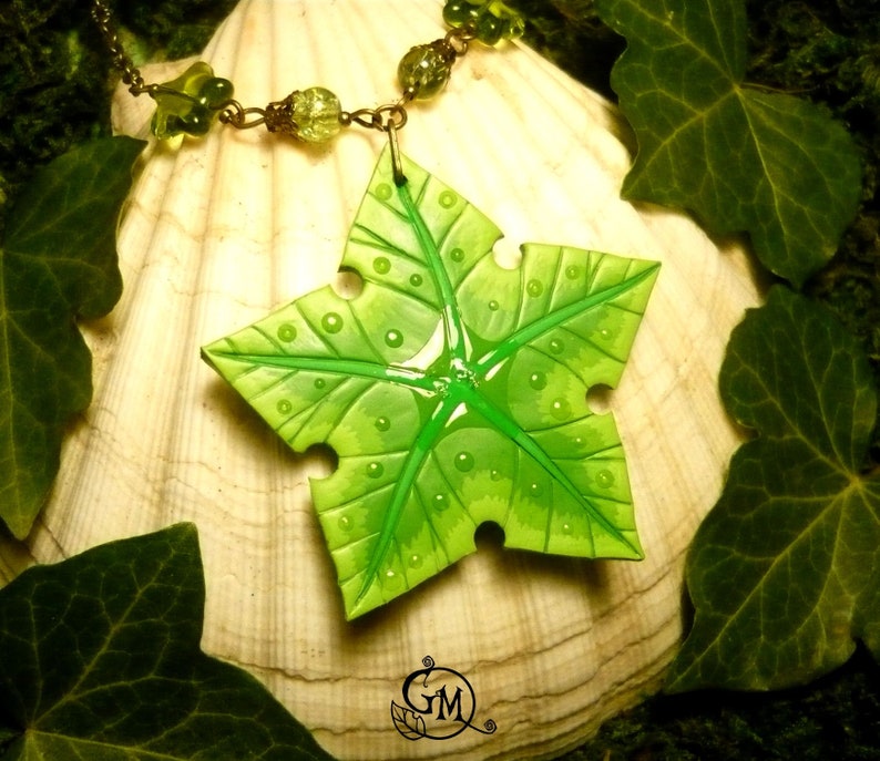 The Treestar Littlefoots Lucky Charm handcrafted Necklace Made to Order image 2