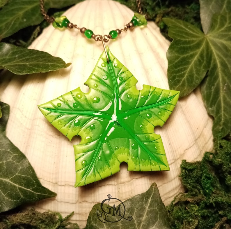 The Treestar Littlefoots Lucky Charm handcrafted Necklace Made to Order image 1