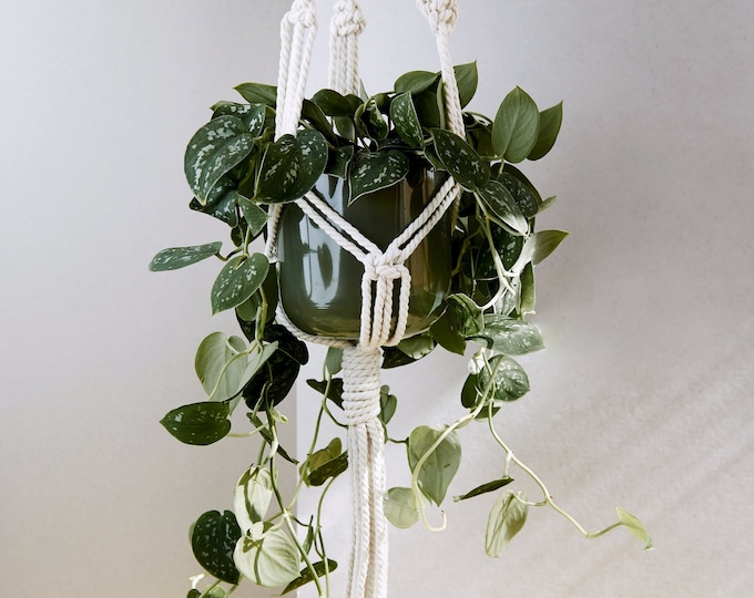 Plant hanger macrame, Hanging planter, Pot holder macrame, Boho plant hanger, Modern boho wedding, Macrame planthanger, Macrame pot holder