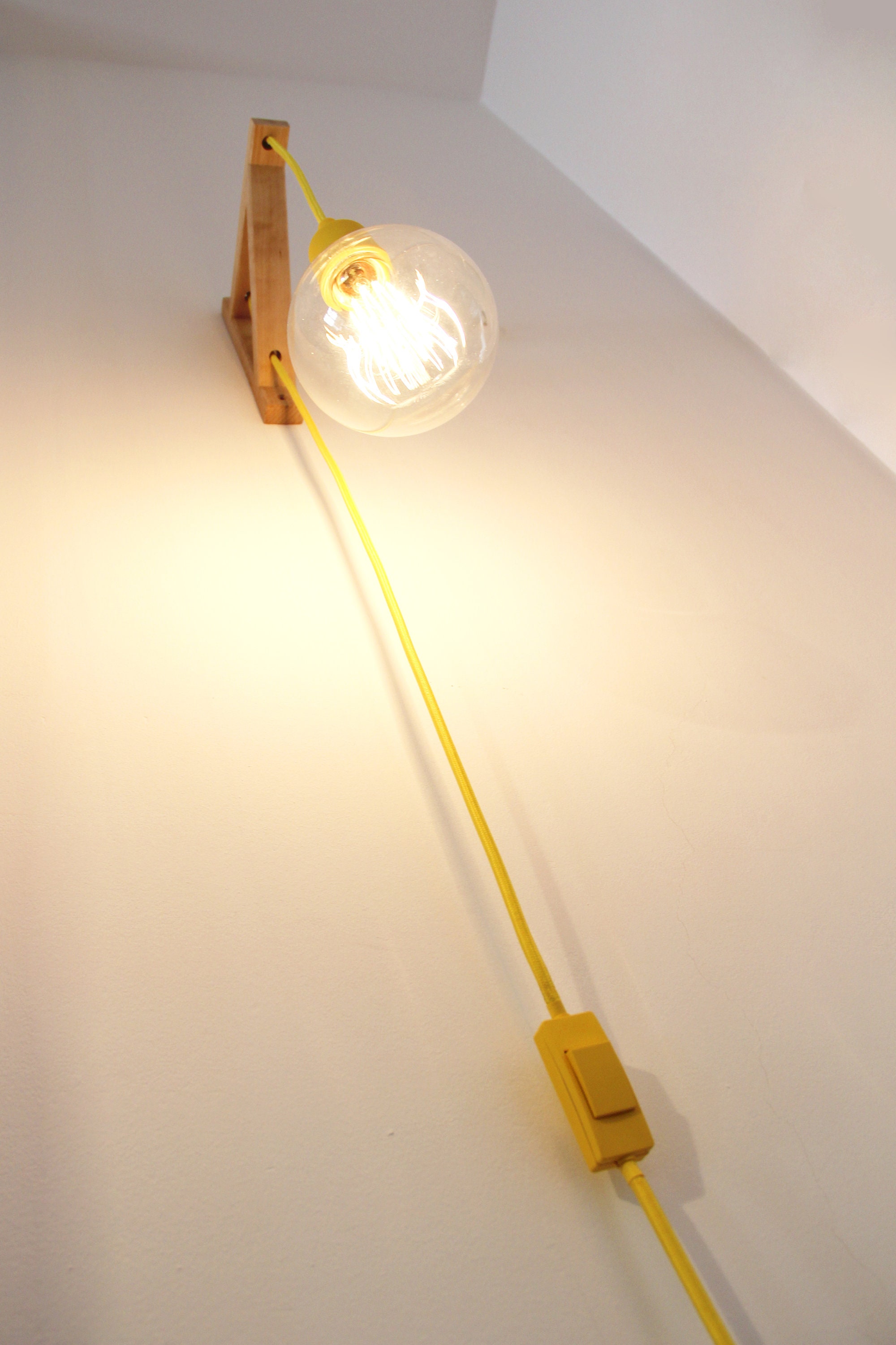 Plug in wall sconce Plug in wall light Wall sconce light Etsy