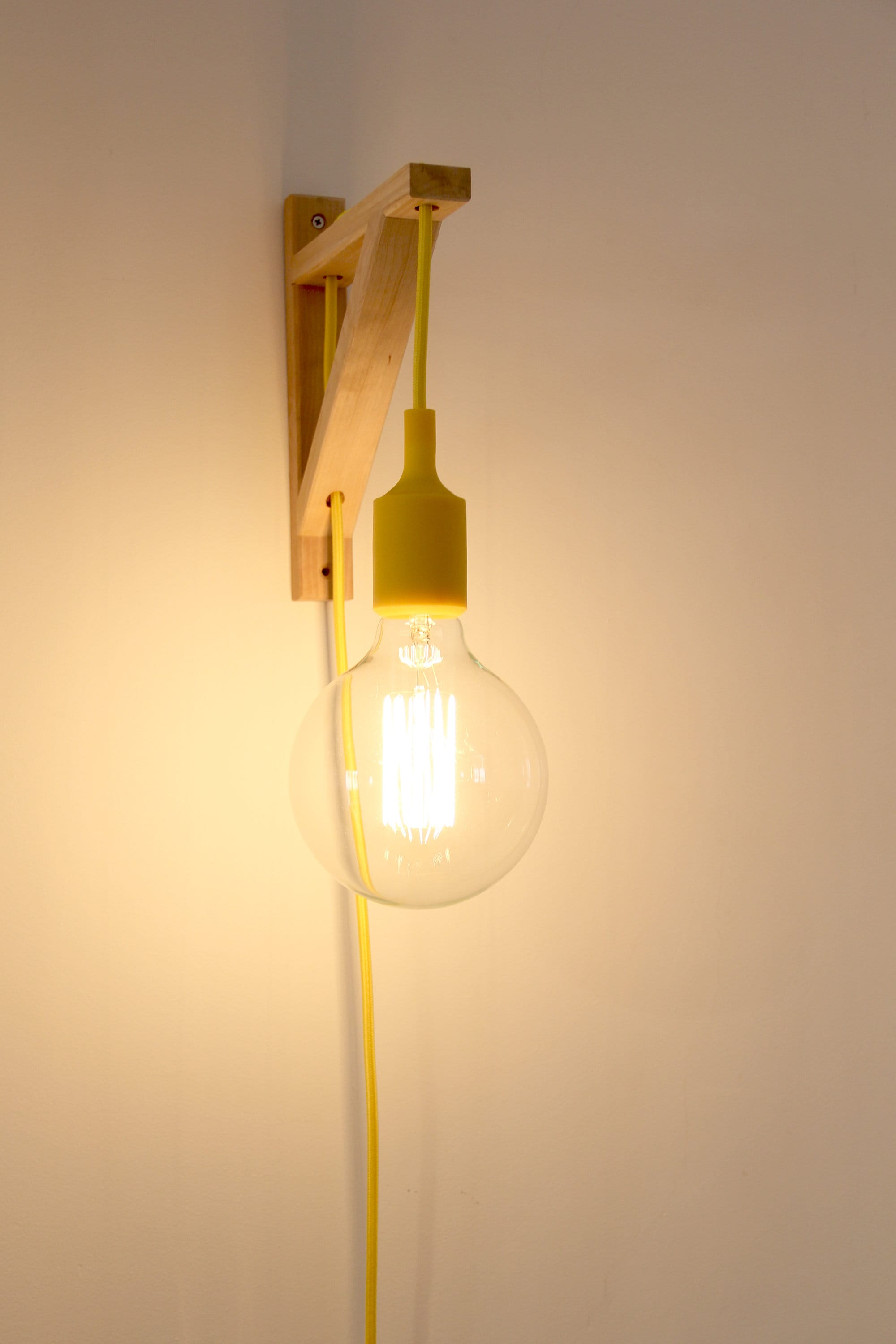 Plug in wall sconce Plug in wall light Wall sconce light Etsy