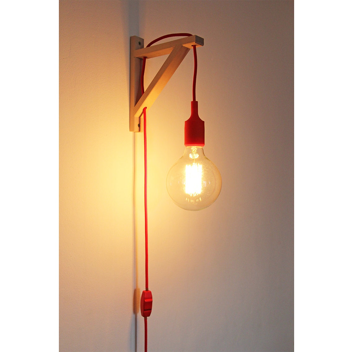 Plug in Wall Sconce 3m Plug in Pendant Light Wall Lamp Etsy