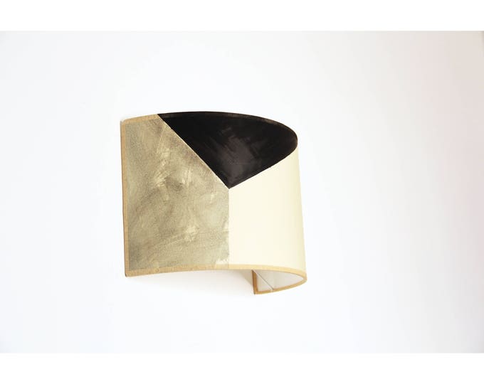 Plug in wall sconce MAUD,  Wall lamp shade, Wall sconce geometric shapes, sconce, wall decor, wall lamp plug in, wall art, wall lamp decor