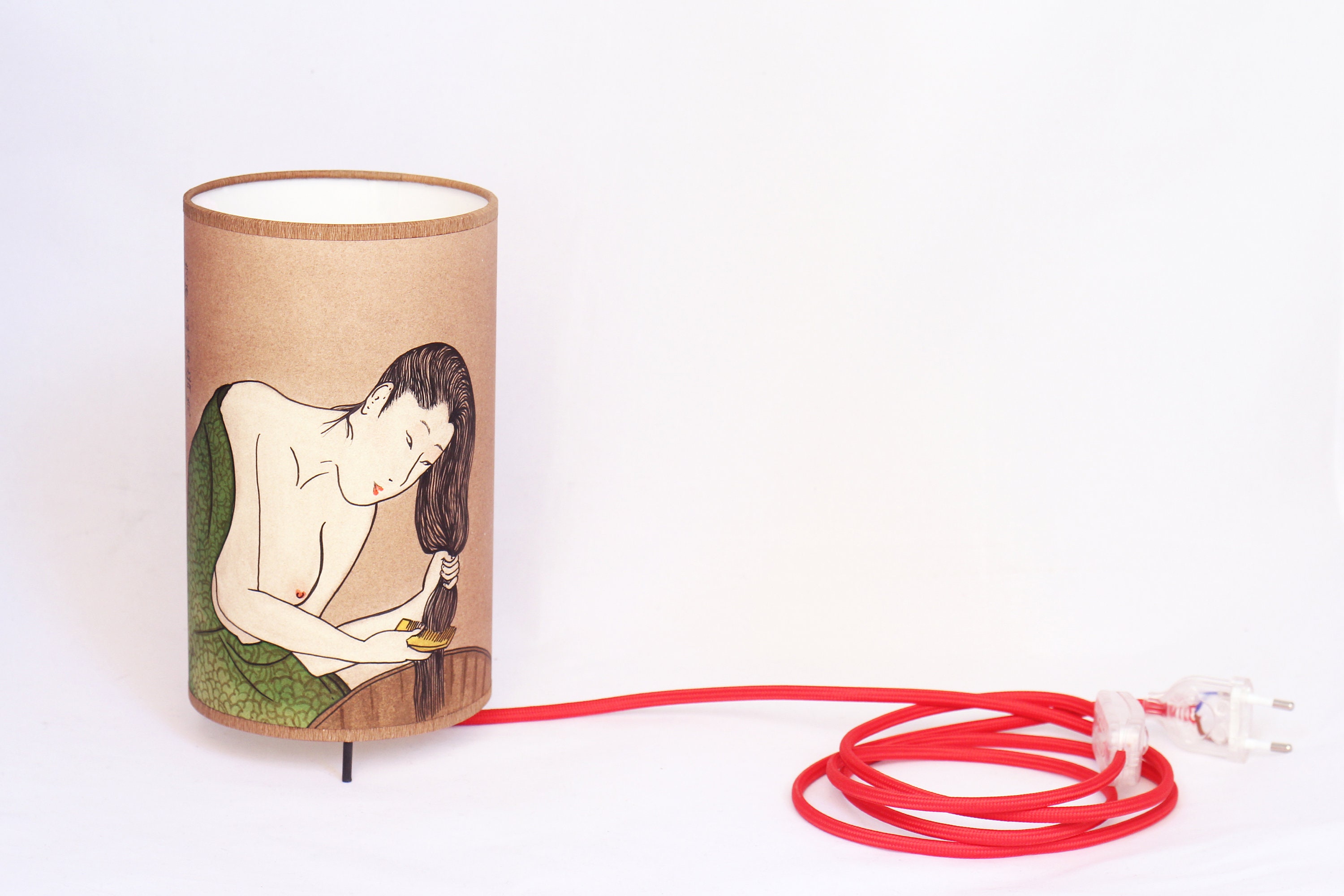 Japan Lamp Japanese Lamp Japanese Table Lamp Japanese Girl Etsy