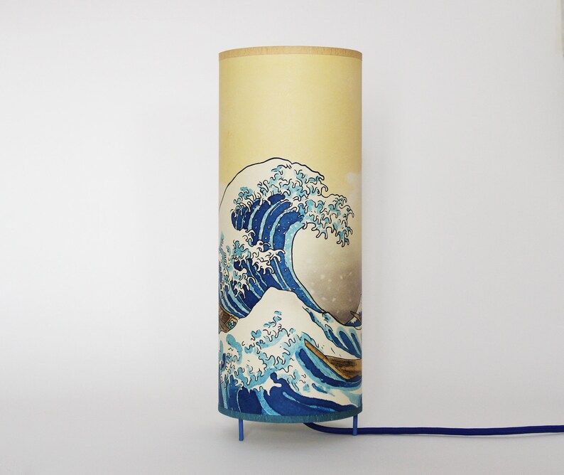 Japanese Table Lamp Japanese Lamp Japan Table Lamp Bedside Etsy