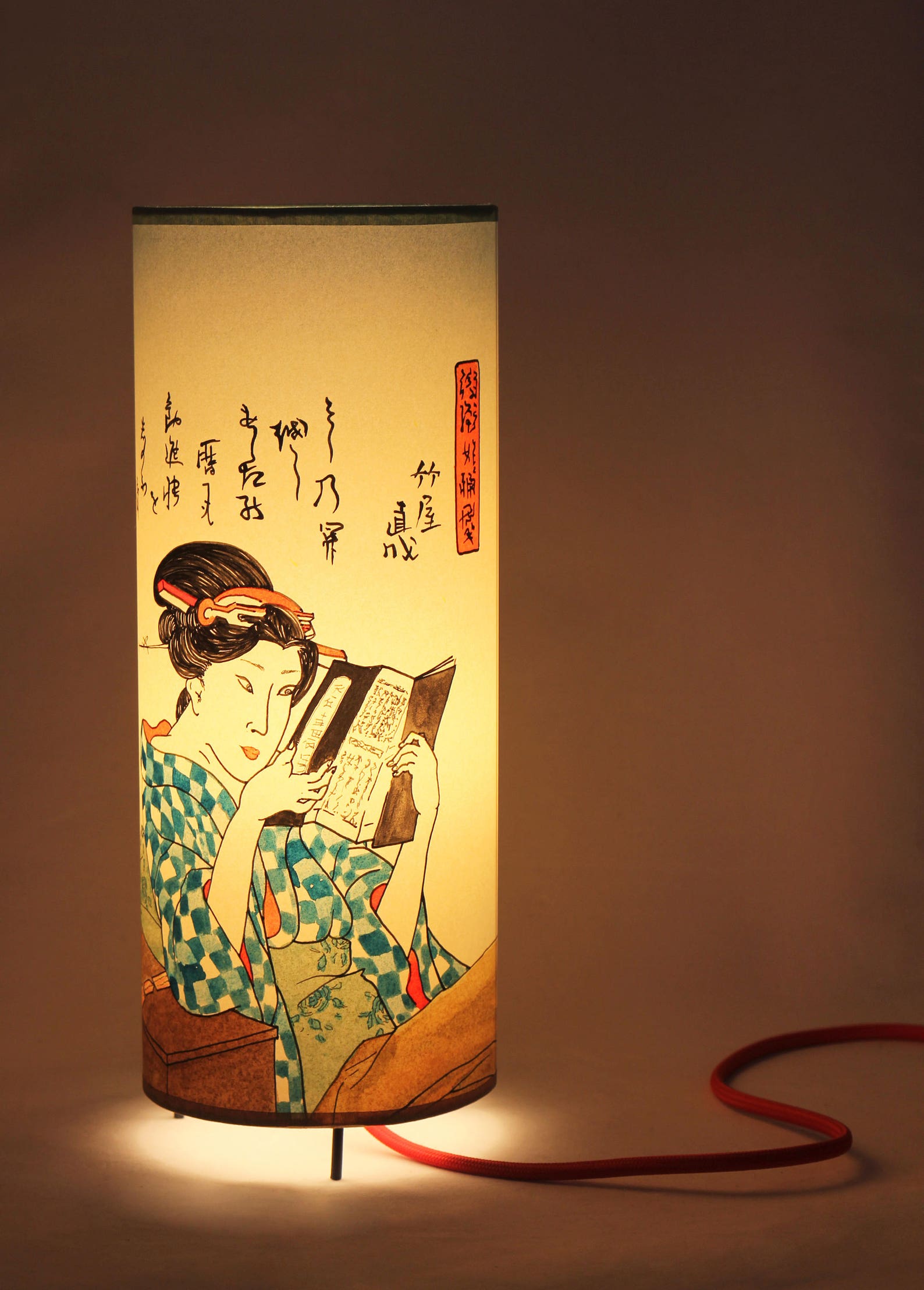 Japanese lamp Table lamp geisha table lamp japanese woman Etsy