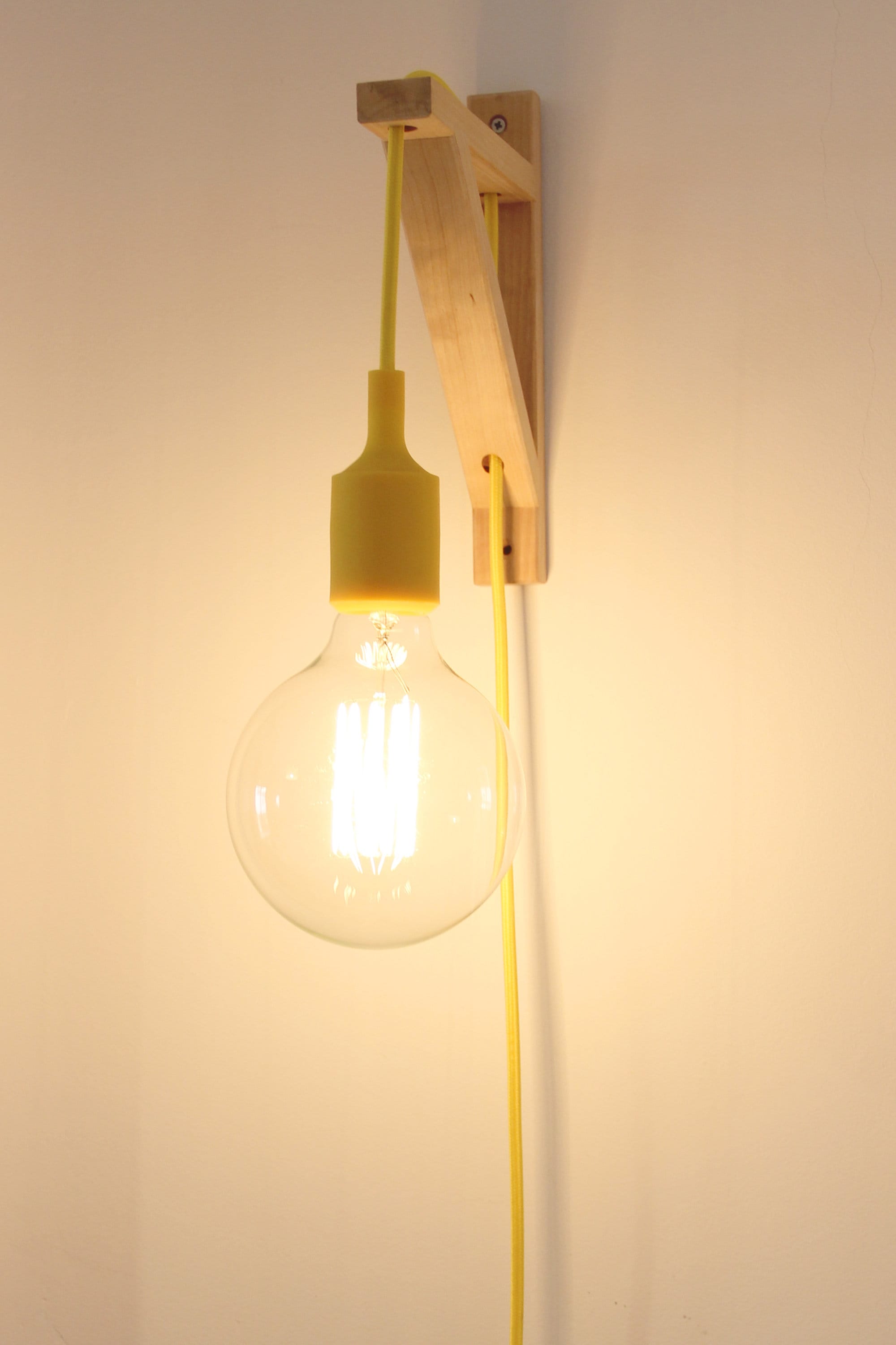 Plug in wall sconce Plug in wall light Wall sconce light Etsy