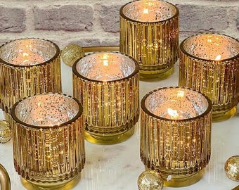 Assorted Single Vintage Glass Candle Holders Assorted Single Vintage Glass Candle Holders