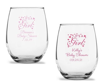 Baby Shower Glasses Etsy Baby Shower Glasses Etsy