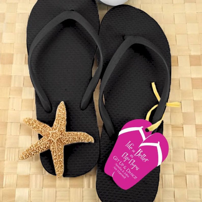 wedding flip flops for bridal party