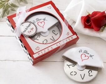 Mini Pizza Cutter Party Favors: A Slice of Love, Italian Wedding  Favors