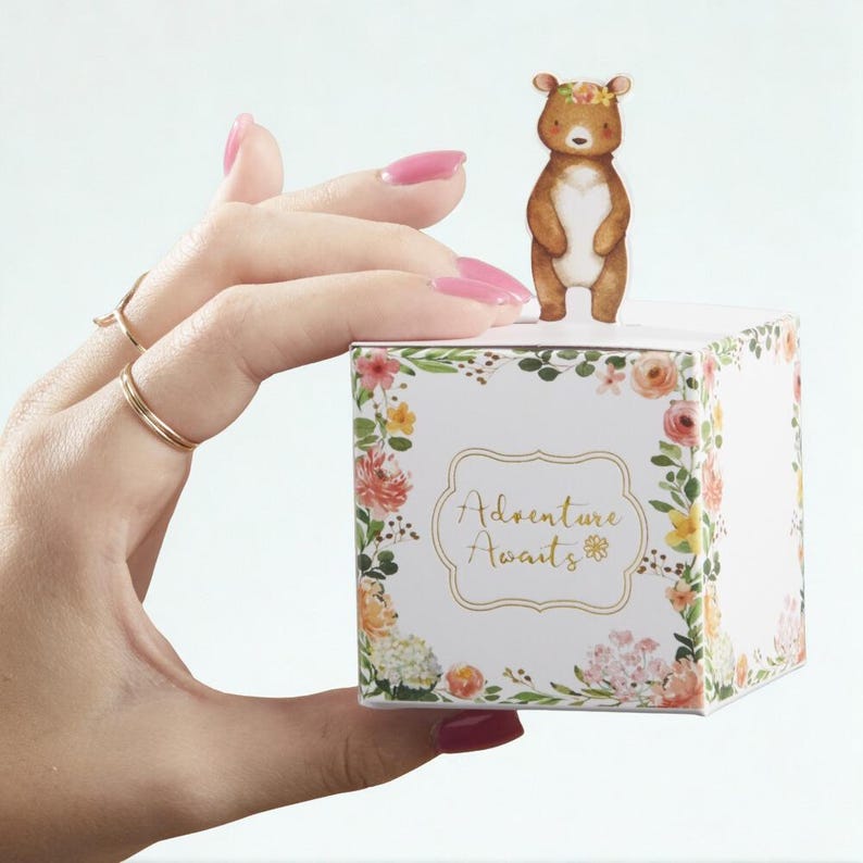 Woodland Baby Shower Party Favor Box (set of 24): Includes 6 Different ...