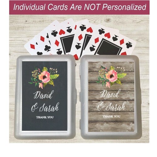 Custom Playing Cards Wedding Favors Playing Cards Deck of Etsy