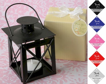 Black Wedding Lantern, Wedding Centerpiece Mini Lanterns, Wedding Reception Table Decoration, Wedding Favors
