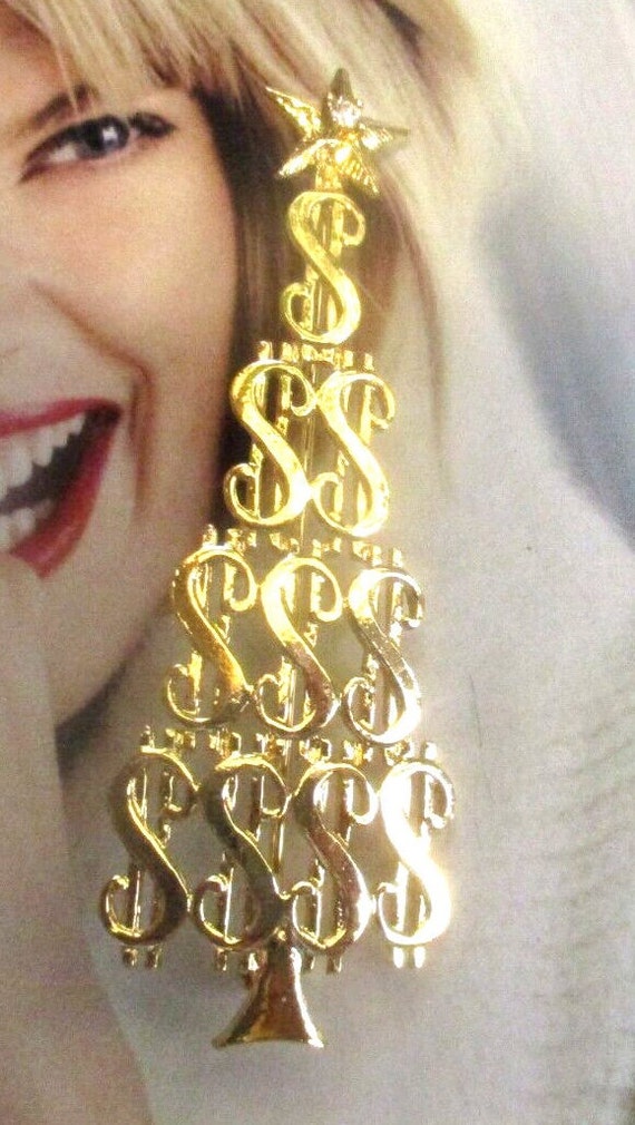 She's in the MONEY Rare Dollar Sign Christmas Tre… - image 3