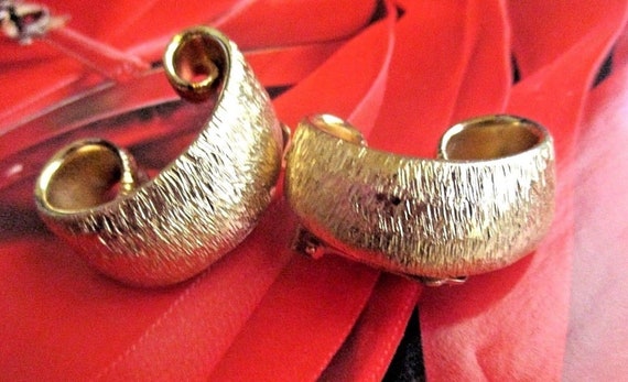 1950's Napier Amos Parrish Earrings So RARE Curly… - image 3