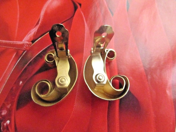 1950's Napier Amos Parrish Earrings So RARE Curly… - image 7