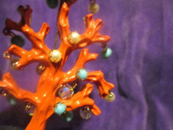 The Mermaid's Coral Branch Christmas Tree Brooch … - image 8