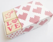Wedding decor, Stamp set, Invitation decor, Gift idea for teens, Wrapping paper, Love heart, Arrow stamp, DIY wedding Bridal supplies Custom