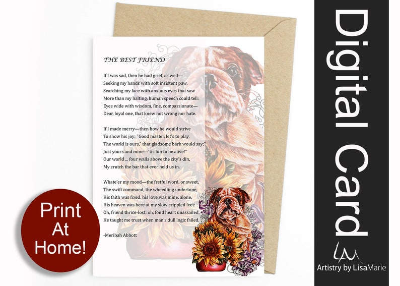 Electronic Greeting Card, Pet dog Puppy Printable Playing cards, Electronic Obtain Do-it-yourself Presents picture regarding My Dog is Home Alone Card Printable titled Electronic Greeting Card, Dog Pet Printable Playing cards, Electronic Obtain Do it yourself Items