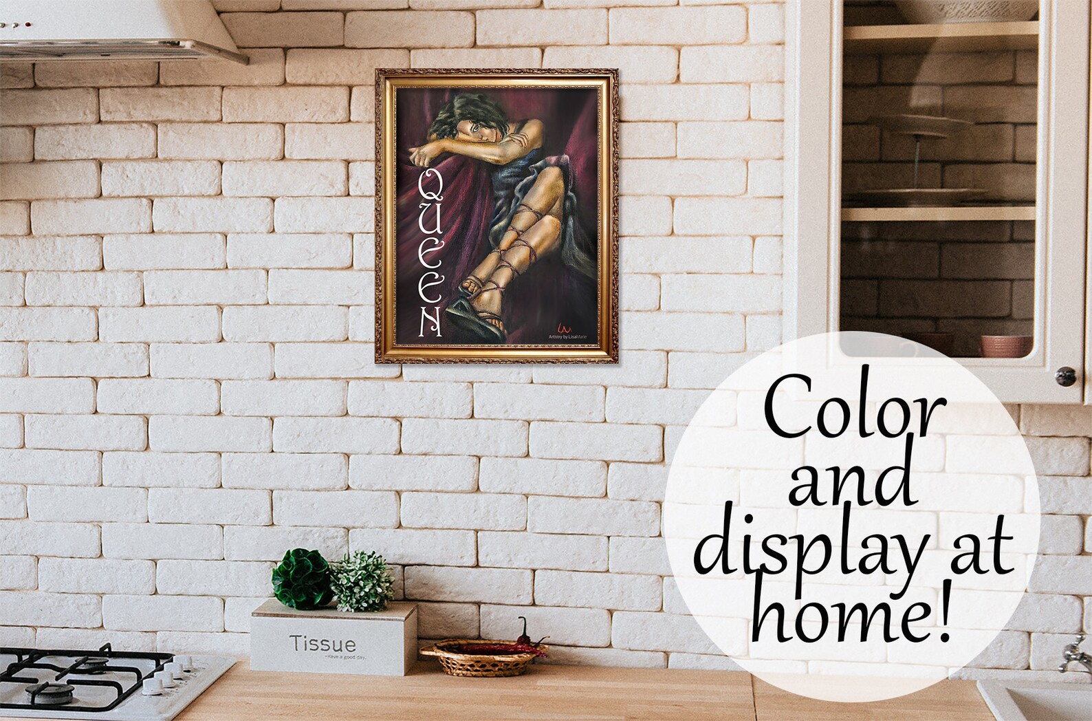 Queen Grayscale Coloring Page Sarcastic Quote To Color | Etsy