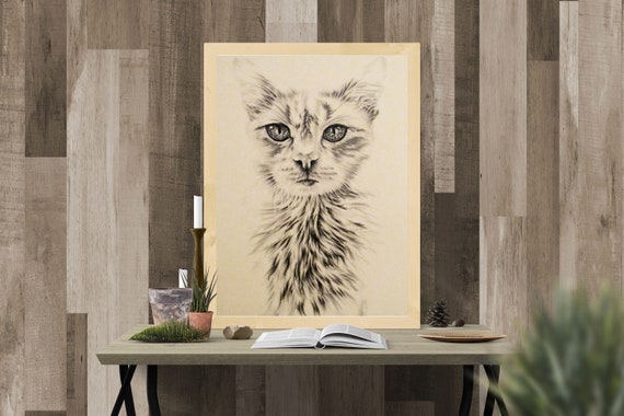 Cat Lover Gift Shabby Chic Home Decor For Pet Lovers Rustic Etsy